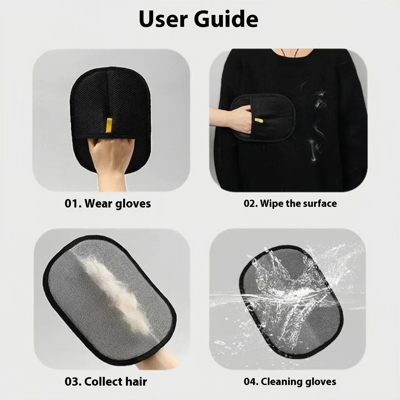 YOMI PET hair cleaning gloves