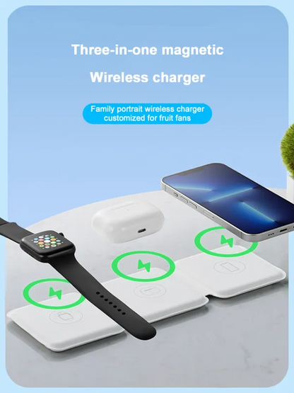TriVolt Magnetic Wireless Charger